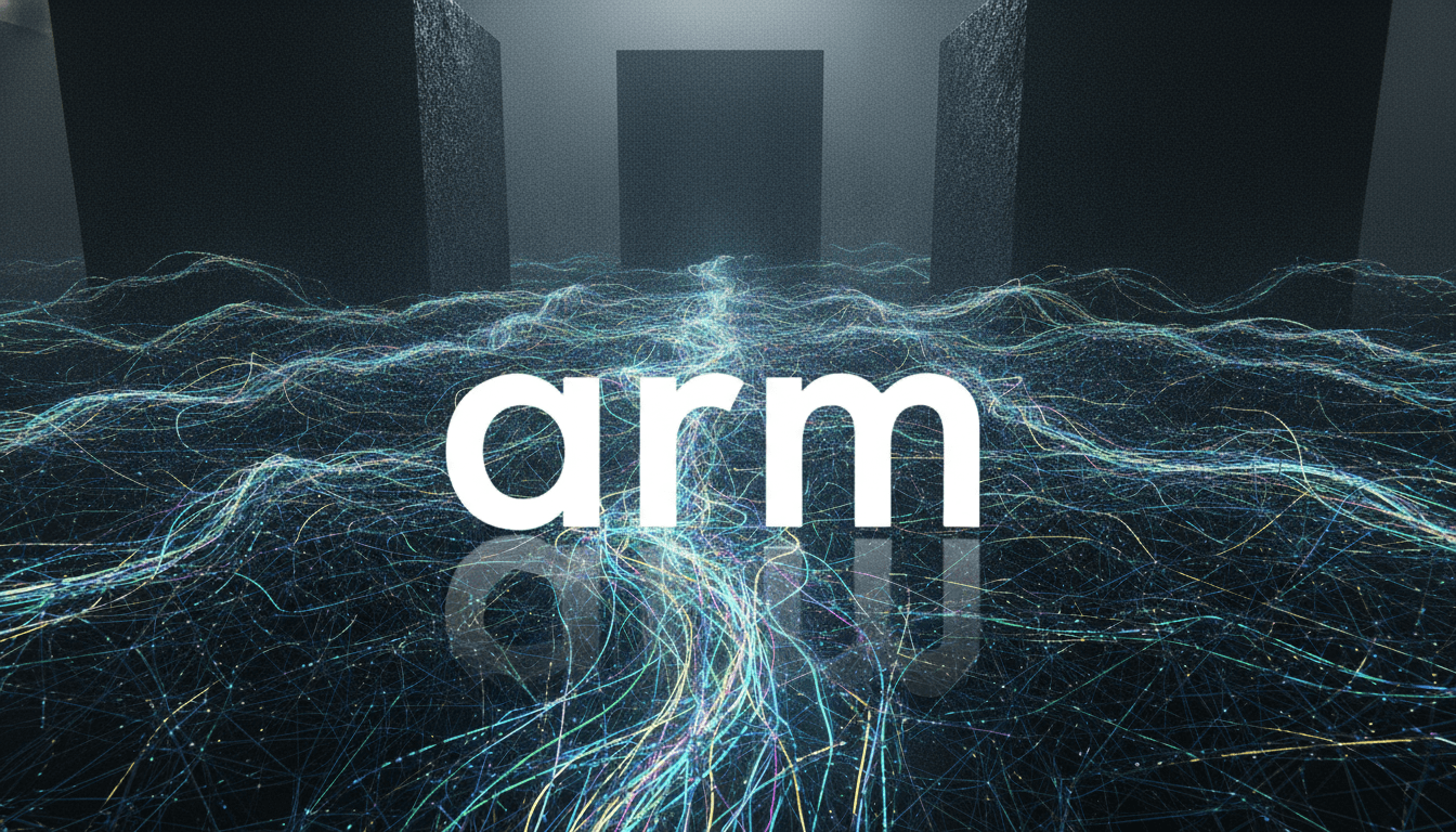 An abstract rendering of a decentralized, open-source AI network being built, representing the recent Together AI funding round for its cloud infrastructure.